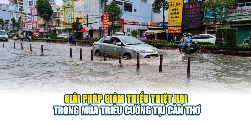 Giải pháp giảm thiểu thiệt hại trong mùa triều cường tại Cần Thơ