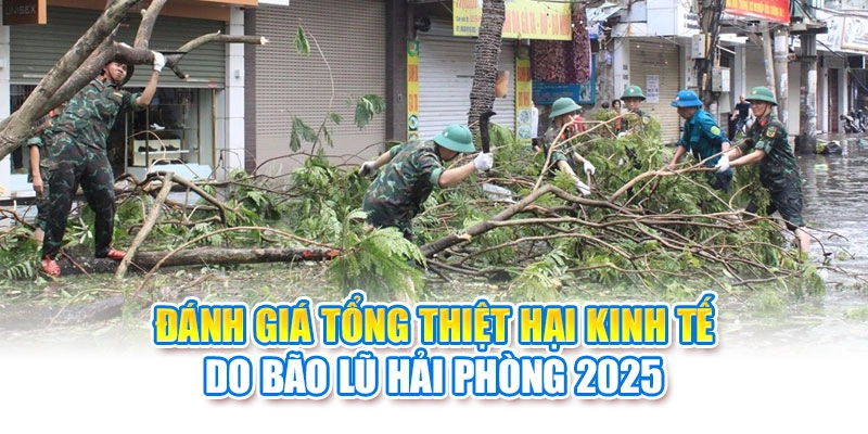 Đánh giá tổng thiệt hại kinh tế do bão lũ Hải Phòng 2025