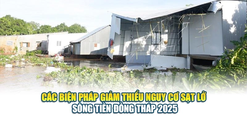 C&aacute;c biện ph&aacute;p giảm thiểu nguy cơ sạt lở s&ocirc;ng Tiền Đồng Th&aacute;p 2025