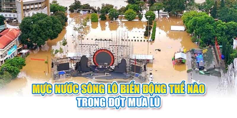 Mực nước s&ocirc;ng L&ocirc; biến động thế n&agrave;o trong đợt mưa lũ